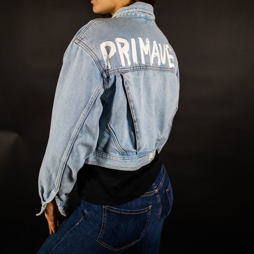 Pull And Bear Cropped Jeans Jacket - image 1
